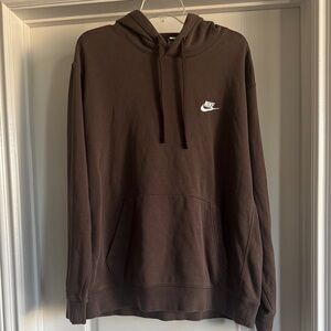 Nike Men's Dark Brown Hoodie
